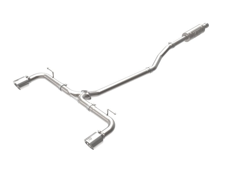 aFe Takeda 2-1/2in 304 SS Cat-Back Exhaust w/ Polished Tips 14-18 Mazda 3 L4 2.0L/2.5L - Blais Performance Parts