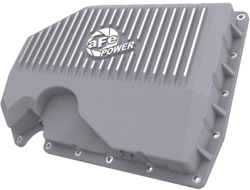 aFe 05-19 VW 1.8L/2.0L w/o Oil Sensor Engine Oil Pan Raw POWER Street Series w/ Machined Fins - Blais Performance Parts