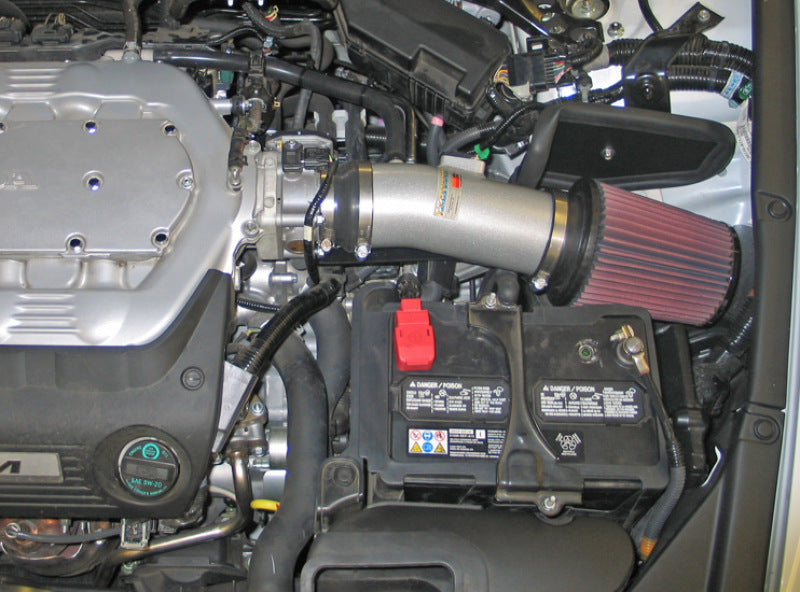 K&N 08 Honda Accord 3.5L-V6 Silver Typhoon Short Ram Intake - Blais Performance Parts