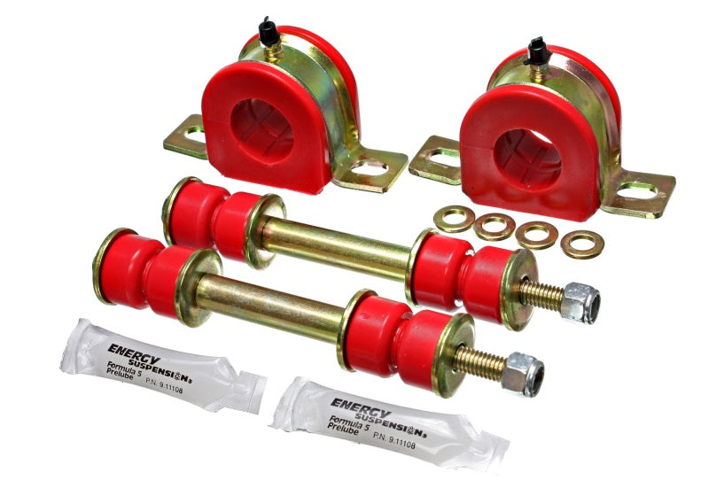 Energy Suspension 85-89 Ford Astro Van 2WD 1-1/4in Front Sway Bar Bushing Set - Red - Blais Performance Parts