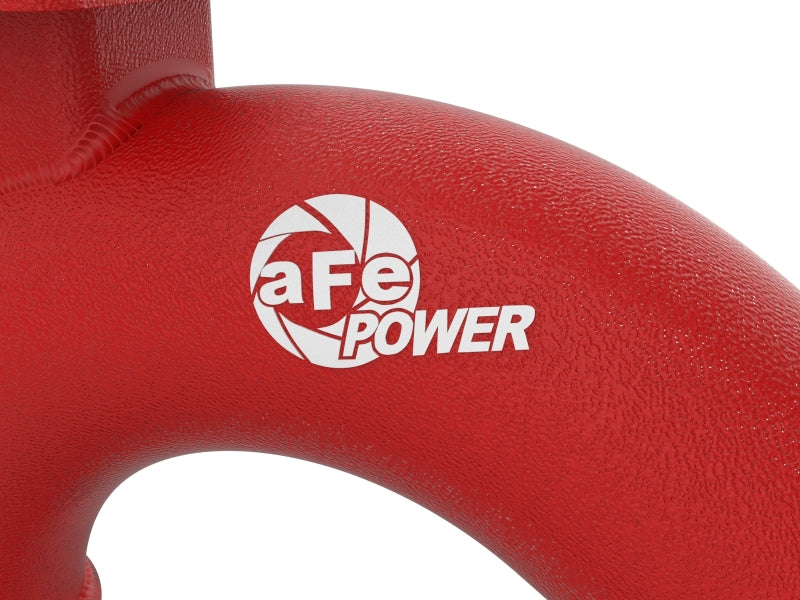 AFE 18-21 Kia Stinger V6-3.3L BladeRunner Alum Hot/Cold Charge Pipe Kit Red - Blais Performance Parts