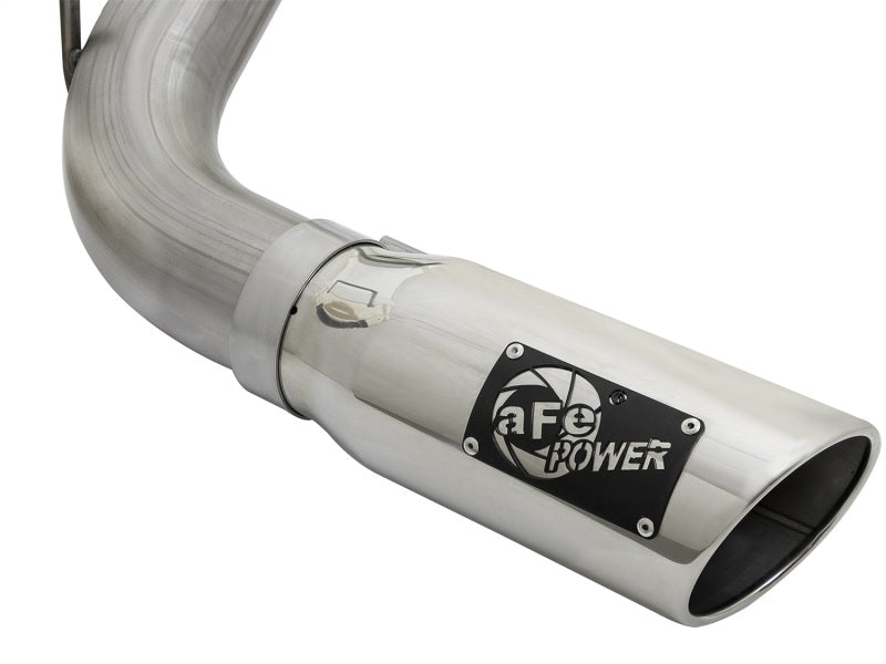 aFe MACH Force-Xp 2-1/2in Cat-Back Exhaust System w/ Polished Tip 16-17 Nissan Titan XD V8 5.6L - Blais Performance Parts