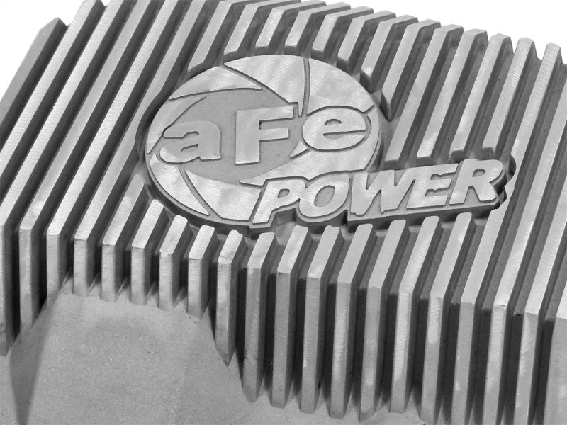 afe Front Differential Cover (Raw; Street Series); Ford Diesel Trucks 94.5-14 V8-7.3/6.0/6.4/6.7L - Blais Performance Parts