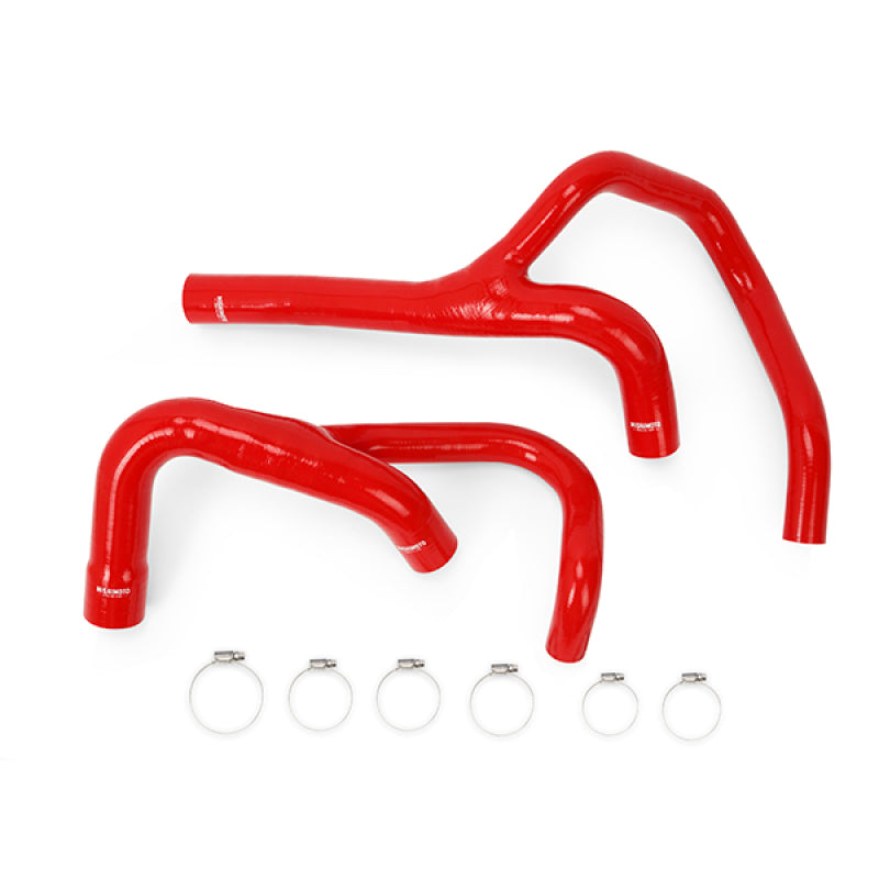 Mishimoto 13-14 Dodge Ram 6.7L Cummins Silicone Radiator Hose Kit Red - Blais Performance Parts