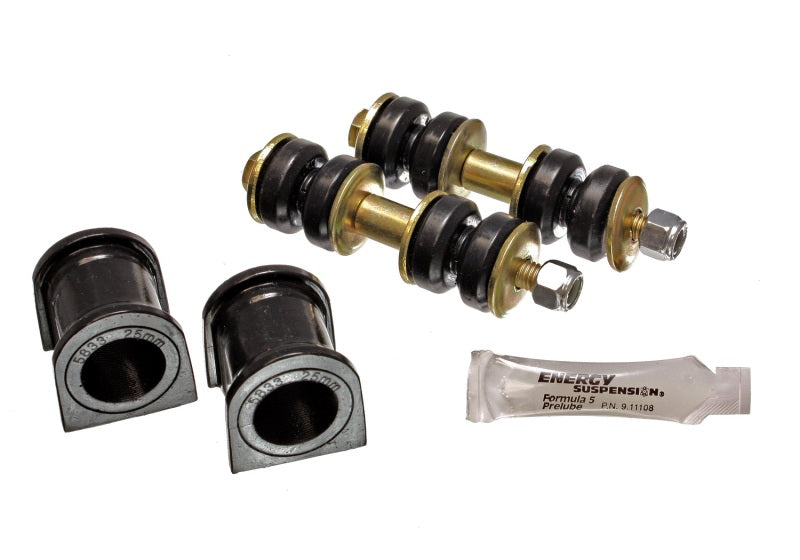 Energy Suspension 04-07 Scion xB Black 25mm Front Sway Bar Bushing Set - Blais Performance Parts