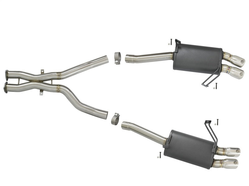 aFe MACH Force-Xp 2-1/2in 304 SS Cat-Back Exhaust w/Polished Tips 05-08 BMW Z4 M Coupe (E86) L6 3.2L - Blais Performance Parts