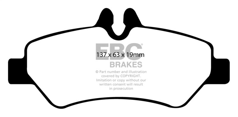 EBC 07+ Dodge Sprinter 2500 Greenstuff Rear Brake Pads - Blais Performance Parts