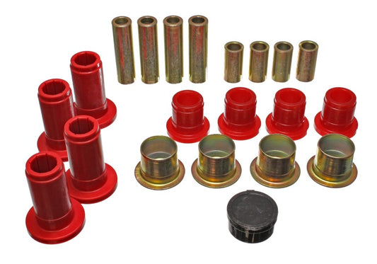 Energy Suspension 94-01 Ram 1500 / 94-02 Ram 2500/3500 2WD Red Front Control Arm Bushing Set - Blais Performance Parts