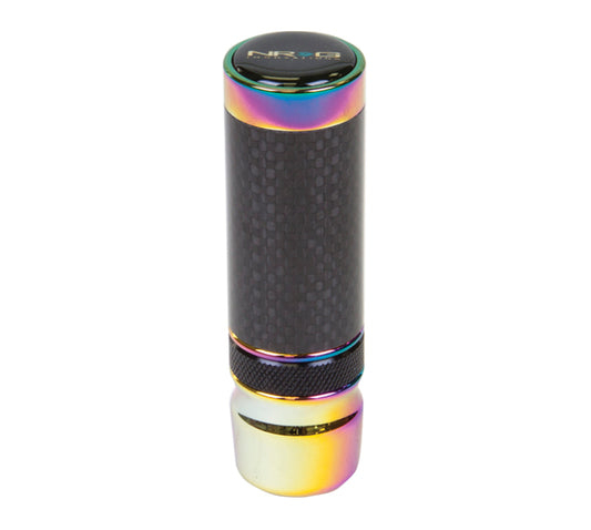 NRG Slimboy Adjustable Shift Knob (M10X1.25) Nissan / Mazda / Toyota - Carbon Fiber / Neochrome - Blais Performance Parts