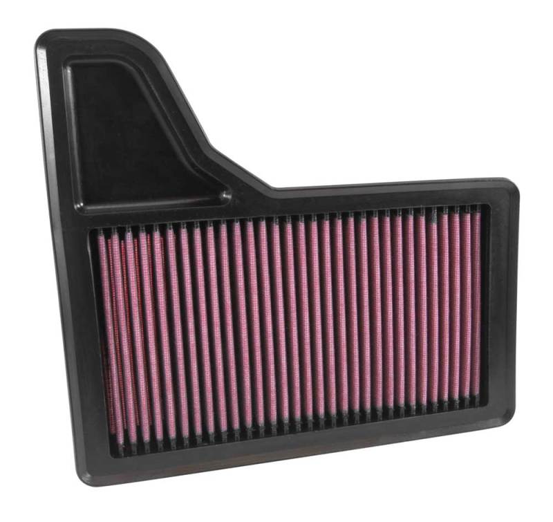 K&N Replacement Panel Air Filter for 2015 Ford Mustang 2.3L L4/3.7L V6/5.0L V8 - Blais Performance Parts