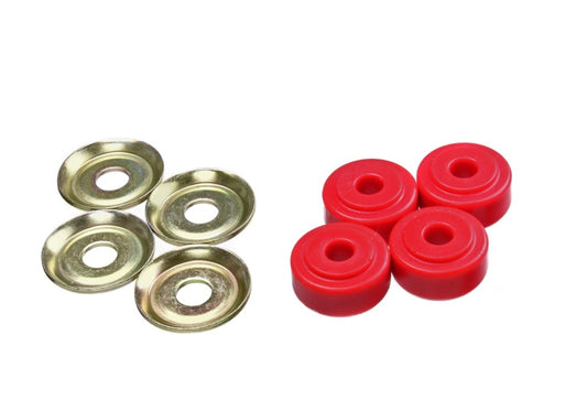 Energy Suspension Red Shock Tower Bushing Set 7/8in Nipple 3/8in ID 1-1/4in OD - Blais Performance Parts