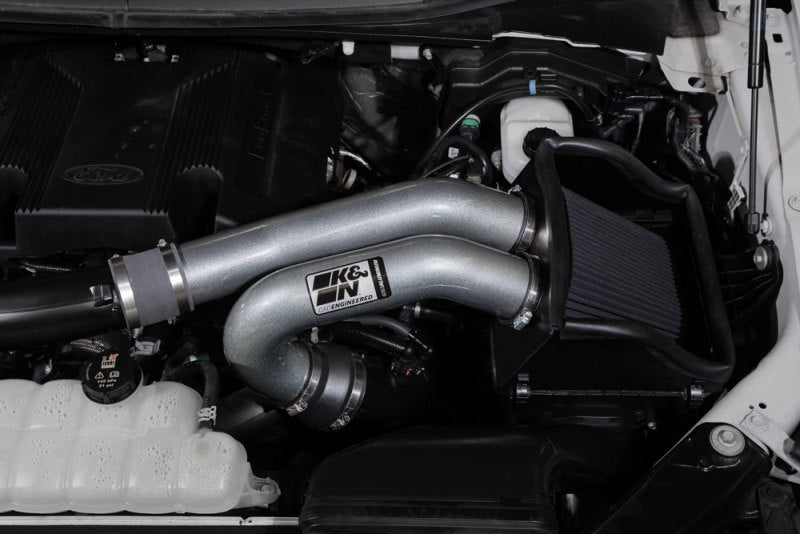 K&N 15-23 Ford F-150 (Incl. Raptor) 2.7L/3.5L V6 Performance Air Intake System - Blais Performance Parts