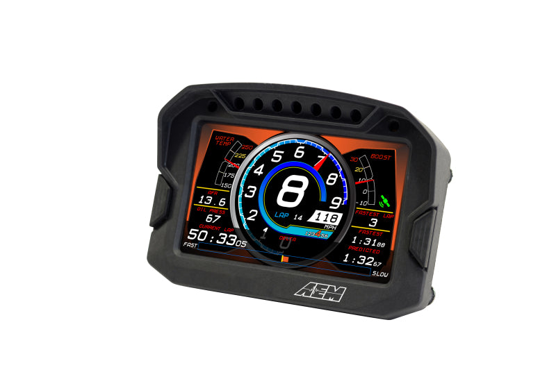 AEM CD-5G Carbon Digital Dash Display w/ Interal 10Hz GPS & Antenna - Blais Performance Parts