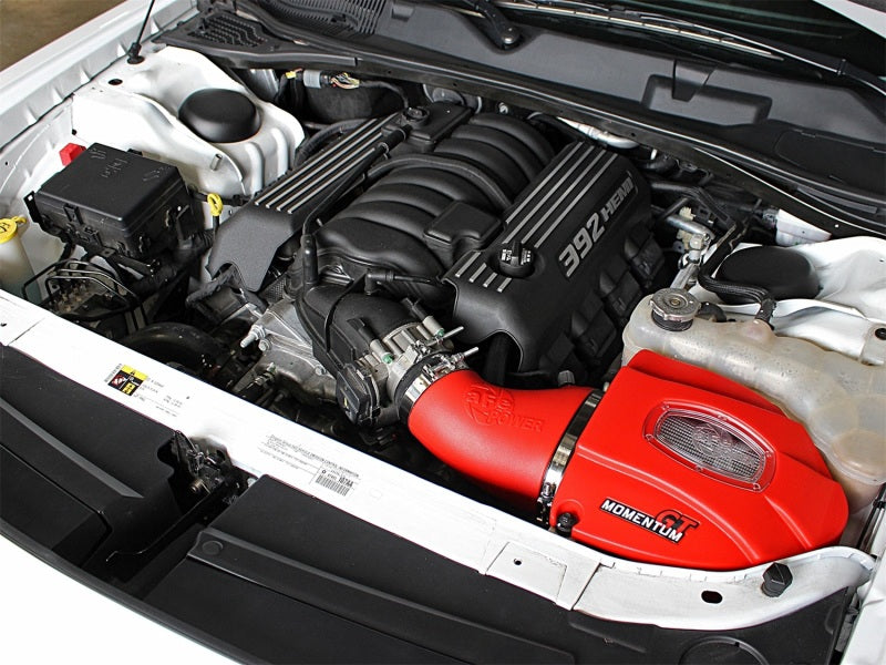 aFe POWER Momentum GT Limited Edition Cold Air Intake 11-17 Dodge Challenger/Charger SRT - Red - Blais Performance Parts