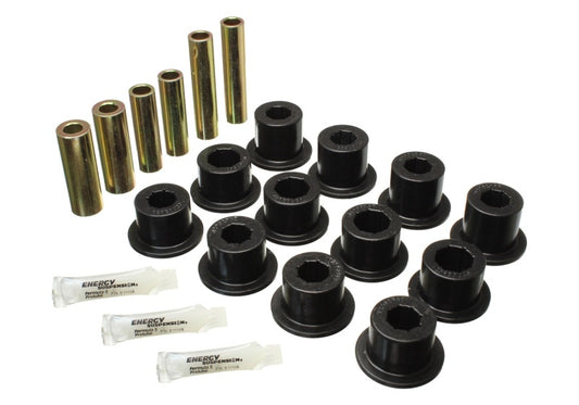 Energy Suspension 07-21 Toyota Tundra Leaf Spring Bushing Set - Black - Blais Performance Parts