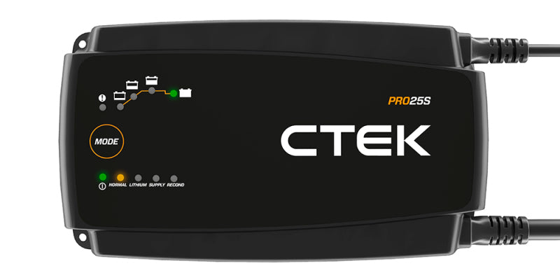 CTEK PRO25SE Battery Charger - 50-60 Hz - 12V - 19.6ft Extended Charging Cable - Blais Performance Parts