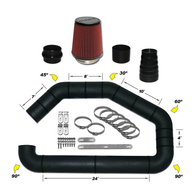Airaid U-Build-It - Universal 3.5in Master Kit I w/700-452 (6in) Filter - Blais Performance Parts