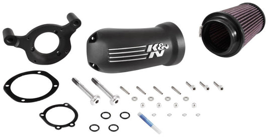 K&N 01-17 Harley Davidson Softail / Dyna FI Performance Air Intake System - Blais Performance Parts