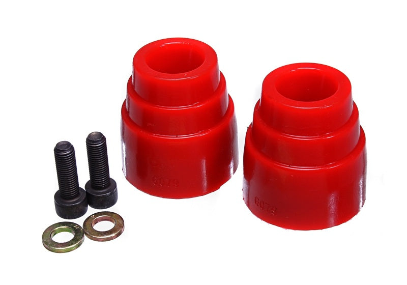 Energy Suspension 1996-2009 Toyota 4Runner Rear Bump Stops (Red) - Blais Performance Parts