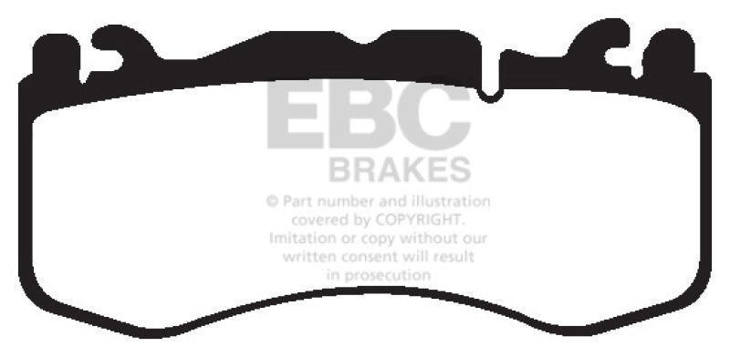 EBC 12+ Aston Martin Vantage 4.7 Yellowstuff Front Brake Pads - Blais Performance Parts