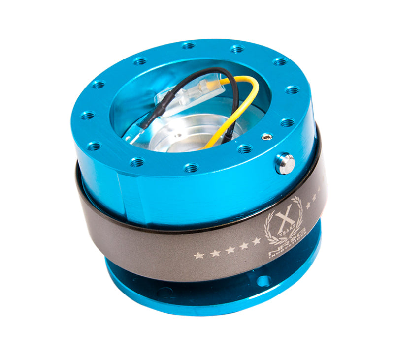 NRG Quick Release Gen 2.0 - New Blue Body / Titanium Chrome Ring - Blais Performance Parts