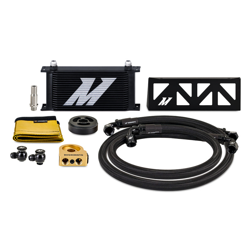 Mishimoto 22+ Subaru BRZ/Toyota GR86 Oil Cooler Kit Thermostatic - Black - Blais Performance Parts