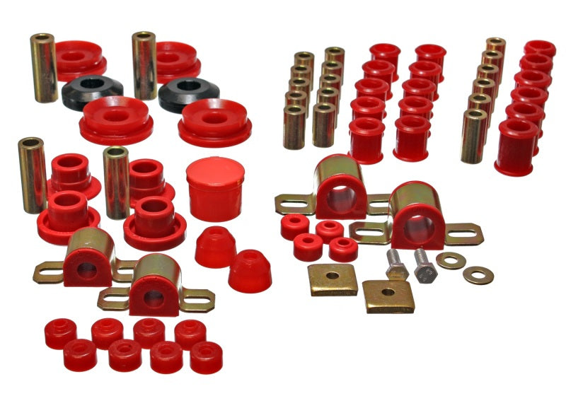 Energy Suspension 95-98 Nissan 240SX (S14) Red Hyper-Flex Master Bushing Set - Blais Performance Parts