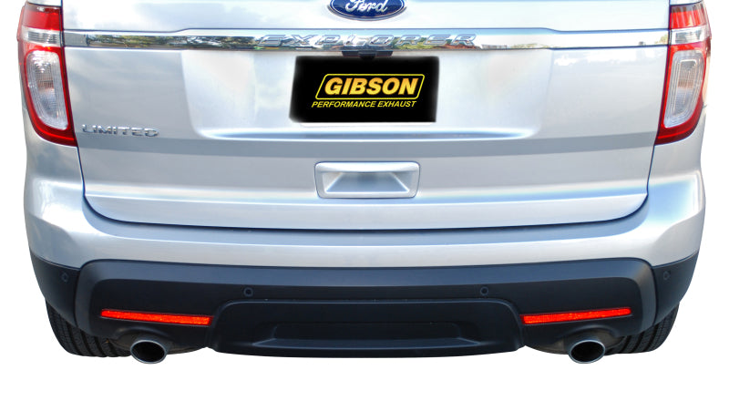 Gibson 11-18 Ford Explorer Base 3.5L 2.25in Axle-Back Dual Exhaust - Stainless - Blais Performance Parts