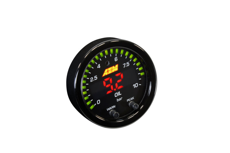 AEM X-Series 0-150 Oil Pressure Gauge Kit - Blais Performance Parts