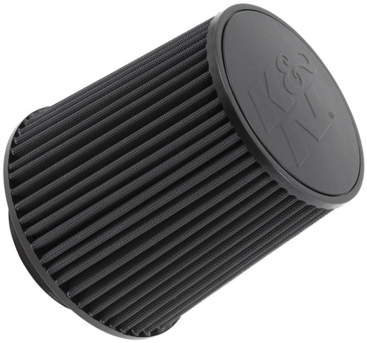 K&N Universal Rubber Filter-Round Tapered 4.5in Flange ID x 8in Base OD x 6.625in Top OD x 8in H - Blais Performance Parts