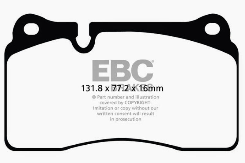 EBC Brakes Redstuff Ceramic Brake Pads - Blais Performance Parts