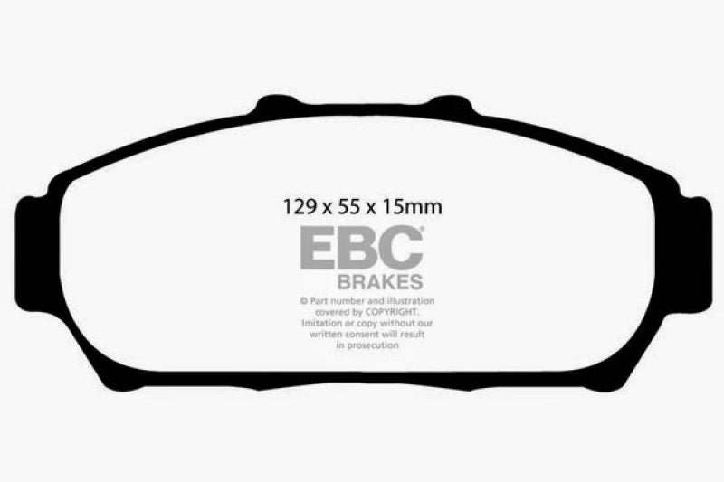 EBC 94-01 Acura Integra 1.8 Redstuff Front Brake Pads - Blais Performance Parts