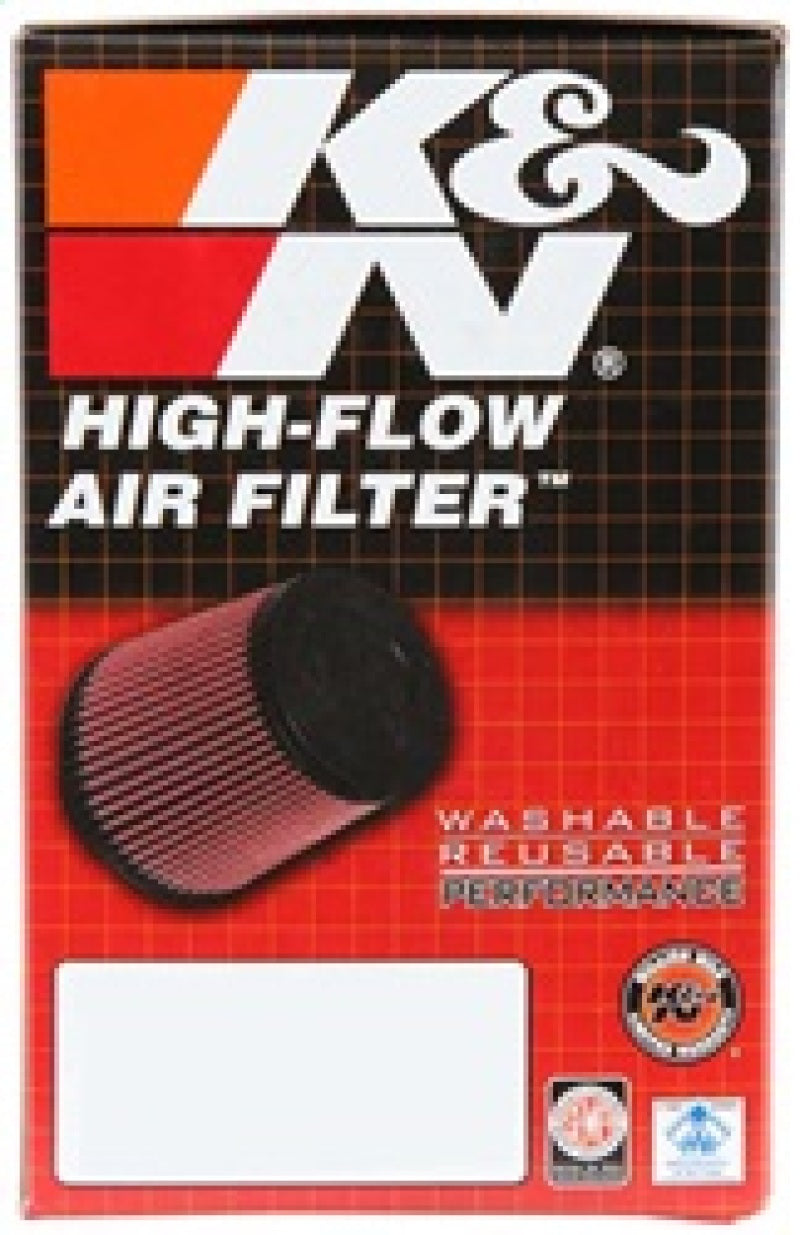 K&N Universal Clamp-On Air Filter 2-7/16in Flange 4-1/2x3-3/4in Base 3x2in Top 6in Height - Blais Performance Parts