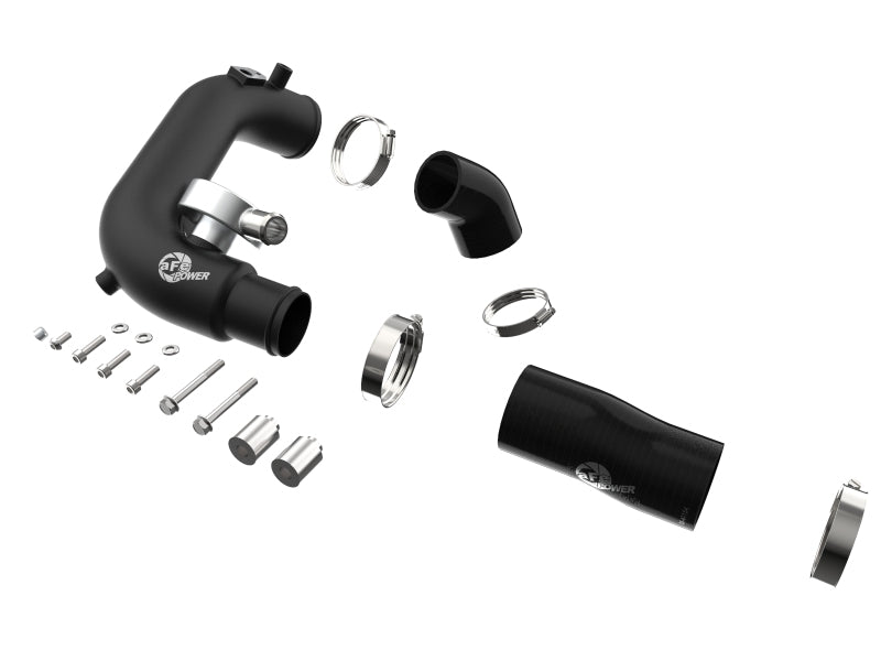 aFe BladeRunner 2 1/2in Intercooler Hot Side Charge Pipe 18-21 Jeep Wrangler JL L4-2.0L (t) - Black - Blais Performance Parts