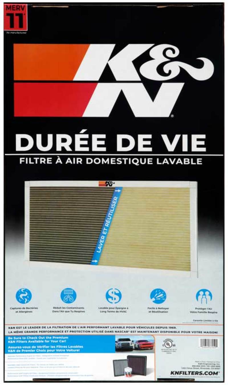 K&N HVAC Filter - 14 X 24 X 1 - Blais Performance Parts