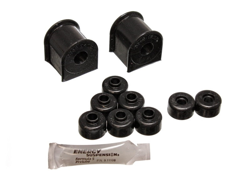 Energy Suspension 89-94 Nissan 240SX (S13) Black 15mm Rear Sway Bar Bushing Set - Blais Performance Parts