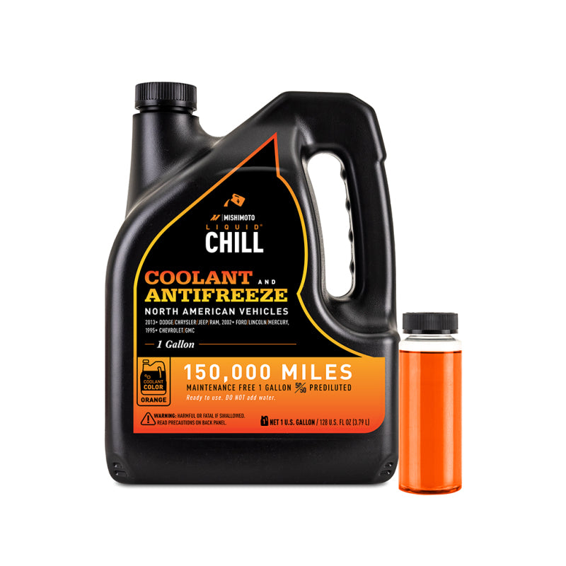 Mishimoto Liquid Chill EG Coolant, North American Vehicles, Orange - Blais Performance Parts