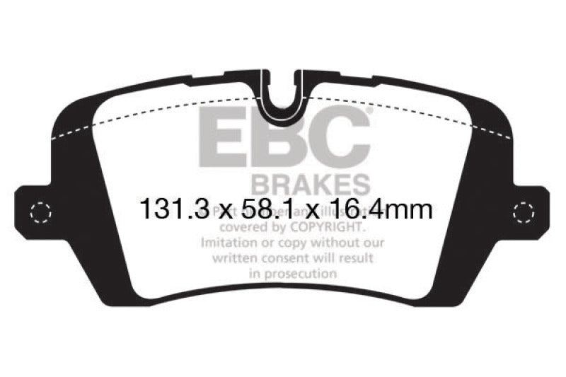 EBC 13+ Land Rover Range Rover 3.0 Supercharged Yellowstuff Rear Brake Pads - Blais Performance Parts