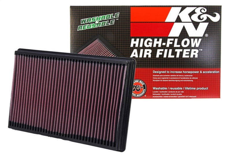 K&N 02-10 Dodge Ram 1500/2500/3500 3.7/4.7/5.7L Drop In Air Filter - Blais Performance Parts