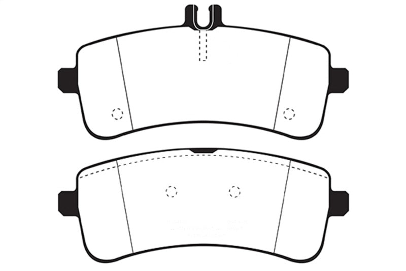 EBC 2015+ Mercedes-Benz C63 S AMG (W205) 4.0L Twin Turbo Redstuff Rear Brake Pads - Blais Performance Parts