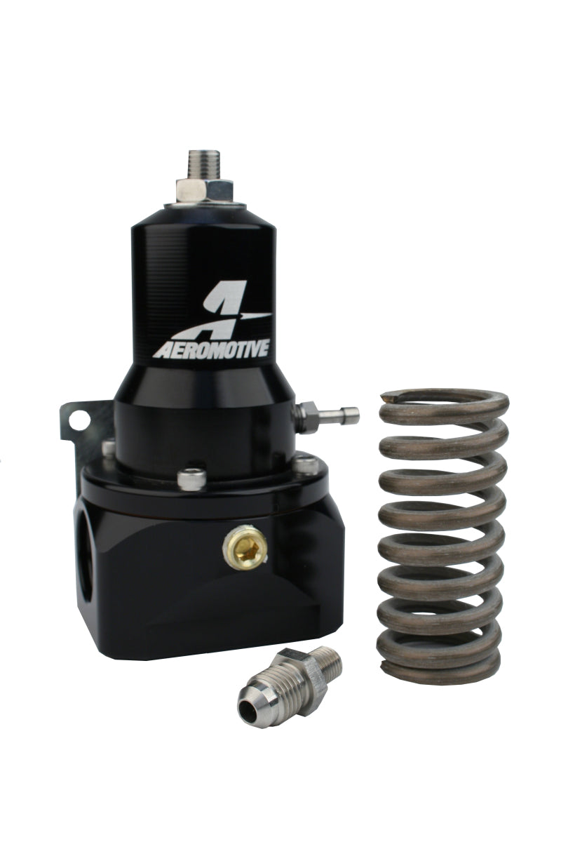 Aeromotive Regulator - 30-120 PSI - .500 Valve - 2x AN-10 Inlets / AN-10 Bypass - Blais Performance Parts