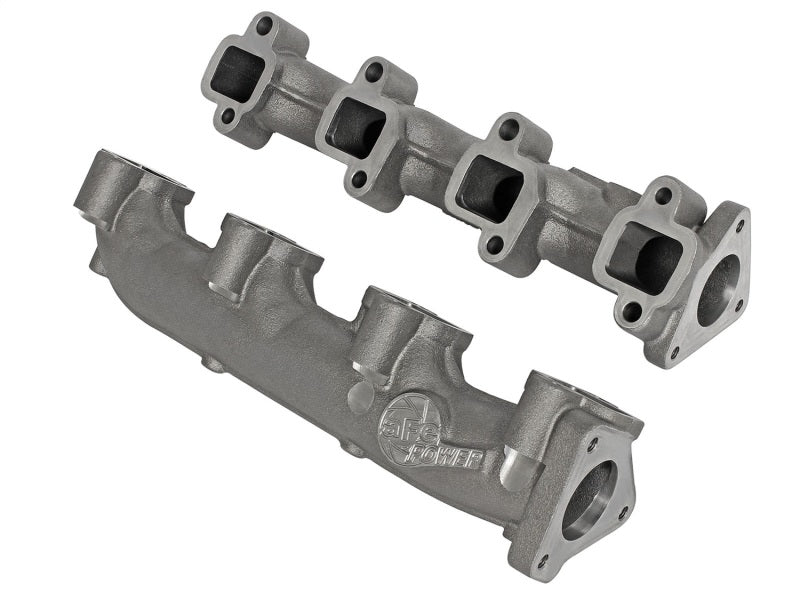 aFe Power BladeRunner Ported Ductile Iron Exhaust Manifold 01-16 GM Diesel Trucks V8-6.6L (td) - Blais Performance Parts