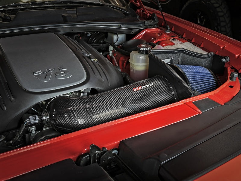 aFe MagnumFORCE Intakes Stage-2 P5R Carbon Fiber AIS 11-17 Dodge Challenger/Charger V8-5.7L Hemi - Blais Performance Parts