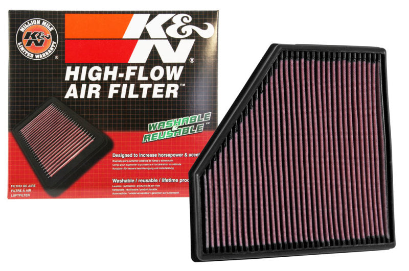 K&N Replacement Air Filter 15-16 BMW 330I 2.0L - Blais Performance Parts