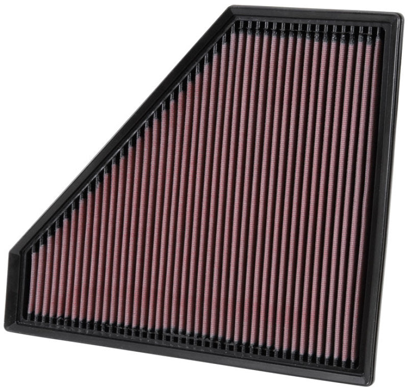 K&N Replacement Panel Air Filter 12.313in OS L x 10.313in OS W x 1.188in H for 13-14 Cadillac ATS - Blais Performance Parts