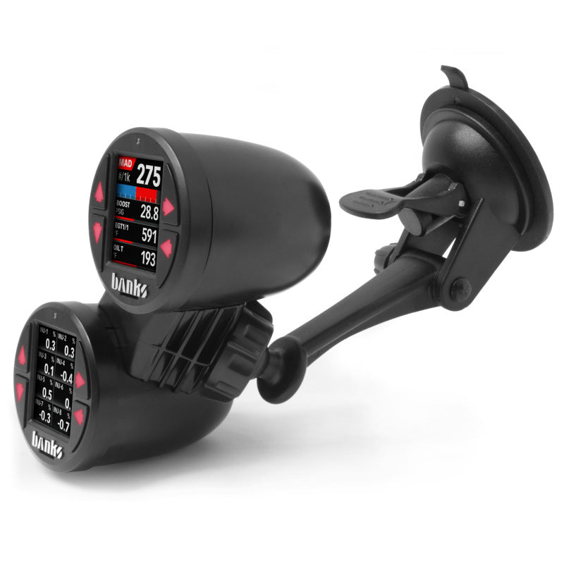 Banks Power Dual Gauge Pod Suction Mount For iDash 1.8 And 52mm Gauges - Blais Performance Parts