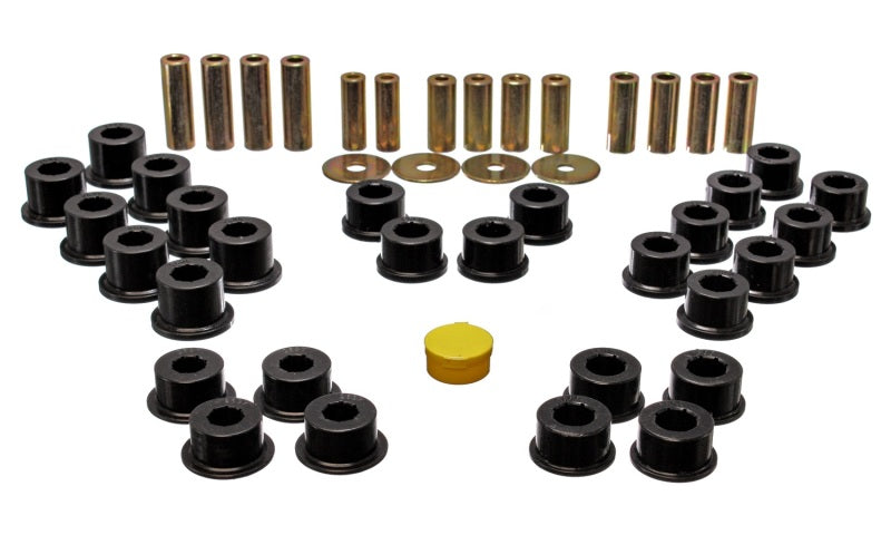 Energy Suspension 90-97 Mazda Miata Black Rear Control Arm Bushing Set - Blais Performance Parts