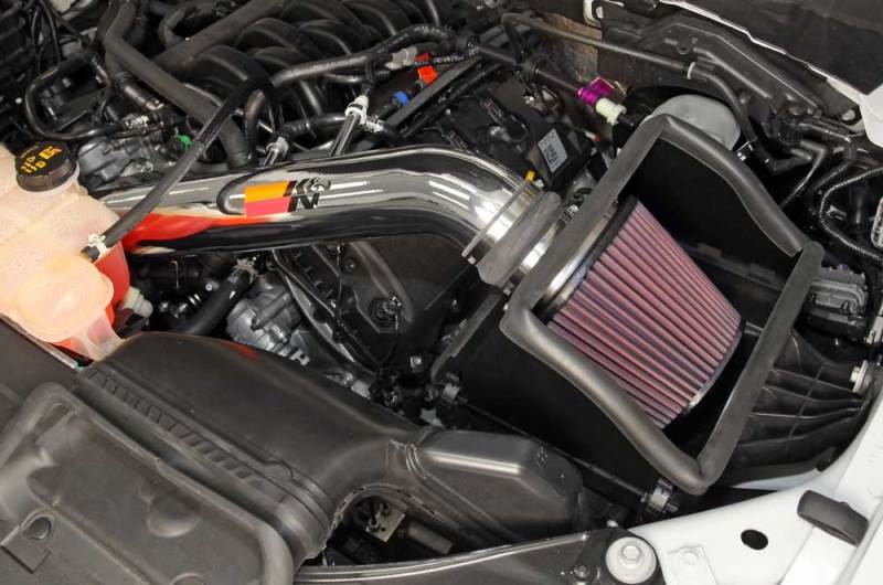 K&N 15 Ford F150 5.0L V8 F/I High Flow Performance Intake Kit - Blais Performance Parts