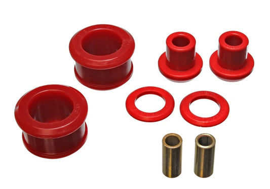 Energy Suspension 90-96 Nissan 300ZX Red Rear Differential Carrier Bushing Set (Must reuse all metal - Blais Performance Parts