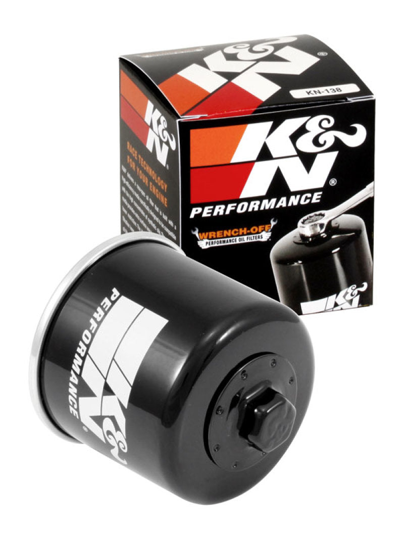 K&N Suzuki / Arctic Cat / Cagiva / Kawasaki / Kymco / Aprilia 2.813in OD x 3.031in H Oil Filter - Blais Performance Parts